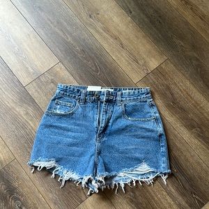 cotton on jean mom shorts